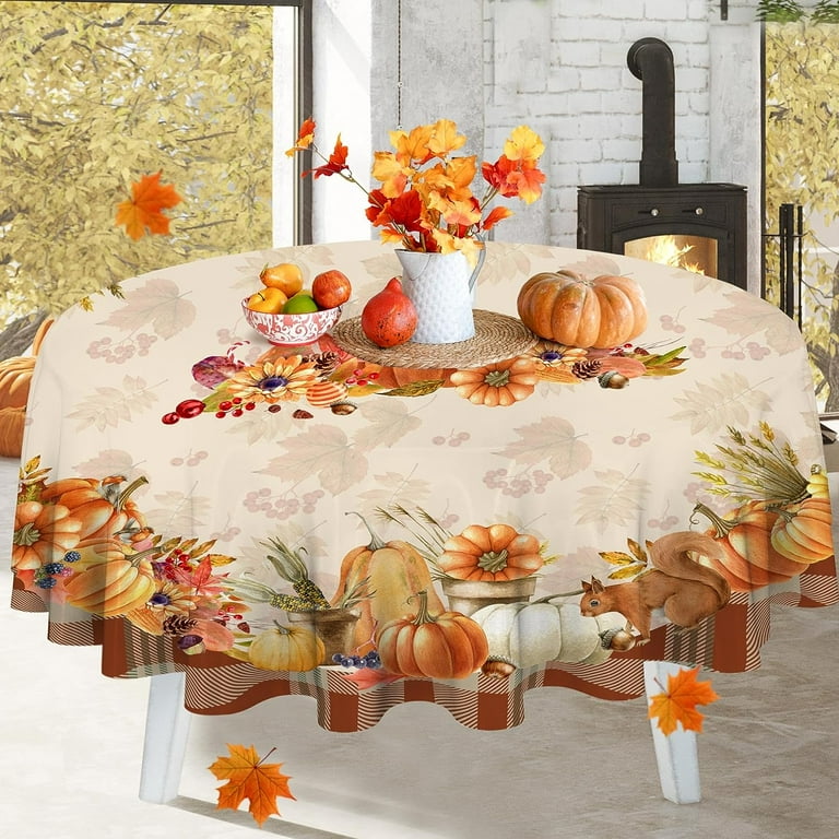 Fall table skirts hotsell
