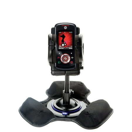 Bean Bag Dashboard Mount - Car / Truck Vehicle Holder Mounting System for Motorola ROKR EM325 Includes Unique Flexible Windshield Suction and Universal Dashboard Mount Options