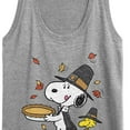 thumbnail image 3 of Peanuts - Thanksgiving Scene - Women's Racerback Tank Top, 3 of 6