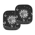thumbnail image 2 of Yuyamidu Sun Car Window Sun Shades Butterfly Car Sun Shade Windshield 2 Piece Fashion Automobile Sun Shade Accessories Blocks Sun Glare UV and Heat, Black, 2 of 5