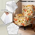 thumbnail image 5 of Pzuqiu Fall Pumpkin 2 Piece Wing Chair Cover,Non-Slip Furniture Protector Fall Wingback Chair Cover,Washable,Wing Chairs Slipcover,Wingback Chair Slipcover,Furniture Protector for Living Room 2PCS, 5 of 7