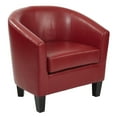 thumbnail image 3 of OSP Home Furnishings Ethan Fabric Tub Chair with Dark Espresso Wood Legs, 3 of 4