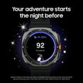 thumbnail image 4 of Samsung Galaxy Watch Ultra 47mm Cellular Titanium Smart Watch, Titanium Gray, Orange Sport Band, 4 of 13