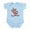 Sky Blue, variant on CafePress - Royal Baby Union Jack Infant Bodysuit - Baby Light Bodysuit, Size Newborn - 24 Months