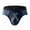 Mens Underwear Dark Blue, variant on Mens Underwear Breathable Mid Waisted Casual Color-Block Stretchy Slim-Fit No Show Comfort Support Lifting Athletic Workout Briefs