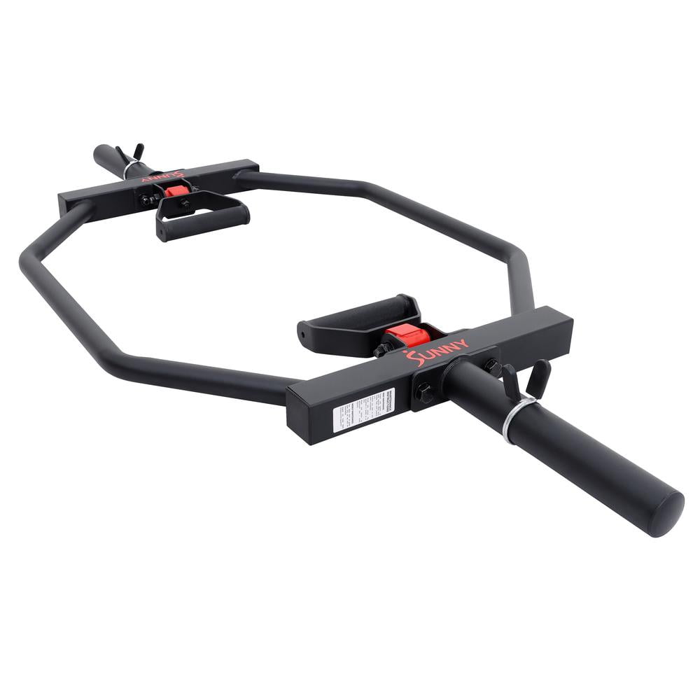 Sunny Health & Fitness Olympic Barbell Hex Weight Trap Bar with Free SunnyFit® App OB-TRAP