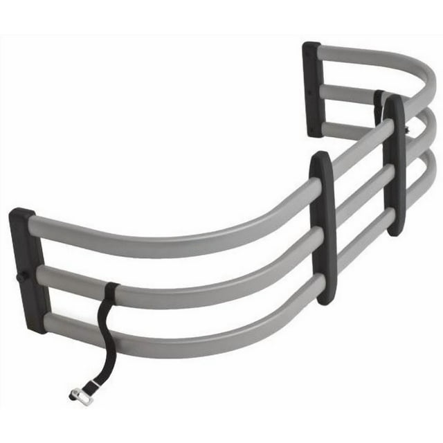 Amp Research Bed Extender 74813-00A BedXtender HD Max; Basket Type Classic U-Shape; Extends Bed Up To 24 Inches; Bed Mount; Silver; Aluminum