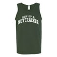 thumbnail image 2 of Wild Bobby Vintage Movie Quote Son Of A Nutcracker Men Tank Top, Forest Green, Medium, 2 of 6