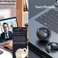 thumbnail image 3 of Audífonos Bluetooth con tecnología IA para conversaciones fluidas en 75 idiomas. Breezelly Translator, Breezelly Translator, Audífonos Bluetooth Hy-T26 Pro., 3 of 7