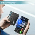 thumbnail image 2 of Fintie Rfid Blocking Unisex Modern Card Wallet, Black, 2 of 8