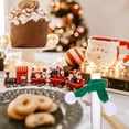 thumbnail image 2 of 12 unids encantadora decoración de punto adorno navidad mini navidad artesanía para botella, 2 of 5
