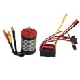thumbnail image 1 of RC Brushless ESC 35A 4 Pole High Torsion Waterproof Aluminum Alloy RC 2430 Brushless Motor For 1/16 1/18 RC Car 3200KV, 1 of 1