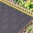 thumbnail image 4 of Holaki Interlocking Deck Tiles, 44 Pcs, 12 x 12 in, Polypropylene, Gray Slash, 4 of 10