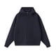 thumbnail image 1 of Autumn/Winter Heavyweight 400G High-Neck Zipper Hoodie Men's Thick Solid Color Hooded Sweatshirt Couple Style Casual Top, 1 of 4