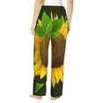 thumbnail image 3 of Fotbe Sunflower3 Women's Pajama Pants,Sleepwear Pants,Pj Bottoms Drawstring And Pockets-Small, 3 of 9