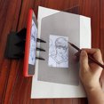 thumbnail image 2 of Almohadilla de rastreo de dibujo artesanal, proyector óptico, tablero de copia de pintura, placa de rastreo de proyección de reflejo de espejo, trazador de cómic, 2 of 5
