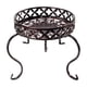 thumbnail image 2 of CaiYueKe European Style Single Tier Wrought Iron Plant Stand, Floor Standing Plant Holder, Decorative Flower Pot Stand, Balcony Plant Display Rack, Indoor Outdoor Plant Shelf, Garden Flower Pot Stand, 2 of 7