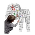 thumbnail image 3 of WIBACKER Color Your Own Pajamas for Little Girls Boys, DIY Painted 2PCS Pjs Sleepwear Set - Christmas 4T, 3 of 16