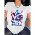 thumbnail image 1 of T Shirt Neon KTrio Anime for Women, 1 of 5