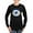 Black, variant on - Blue Evil Eye With Gold Accent Long Sleeve T Shirt - Women's Long Sleeve Graphic Tee Casual Fit