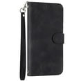thumbnail image 2 of For Iphone 15 Pro Max Embossed Line Leather Phone Case With Lanyard(Black),iPhone 14 Pro Max, 2 of 6