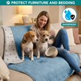 thumbnail image 2 of Tapis Rafraîchissant Imperméable pour Chien, Couverture Rafraîchissante Premium pour Animal de Compagnie pour Lit et Cage, Tapis Rafraîchissant Antidérapant d'Intérieur pour Chien pour Dormir, Grand Tapis de Canapé Q-MAX pour Chat, Bleu Pâle, 40x60, 2 of 10