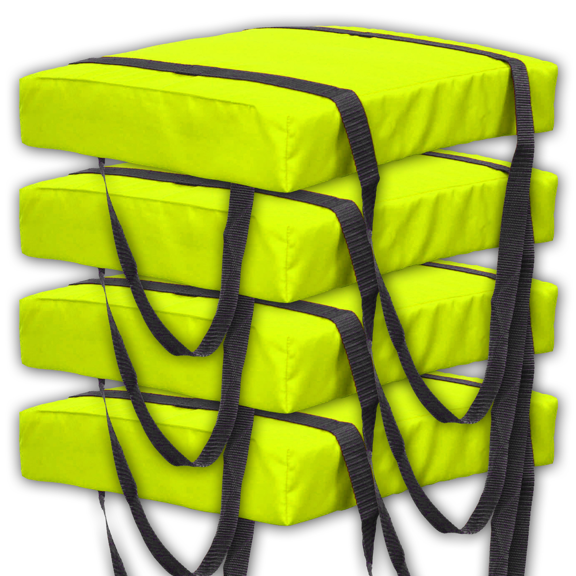 Bradley Bradley Type IV Boat Cushion USCG Approved Throwable Flotation Device Neon Yellow 4
