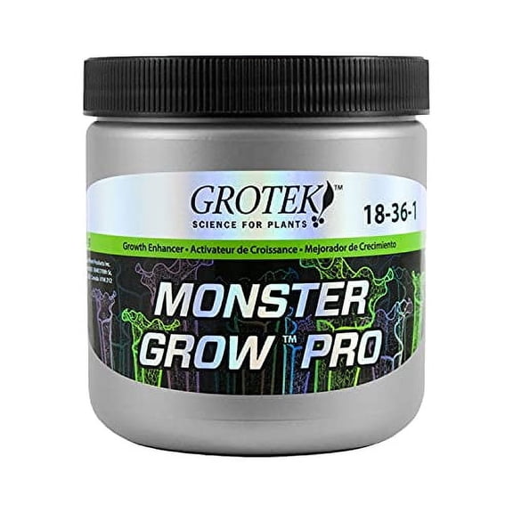 GTMG6030 500 Gram Monster Grow Pro 18-36-1 NPK Nutrient Supplement Fertilizer Enhancer Blend for Vegetative and Pre-Flowering Stage