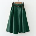 thumbnail image 1 of Vedolay Casual Skirts For Women Women's Maxi Skirt with Pockets,Green A, 1 of 4