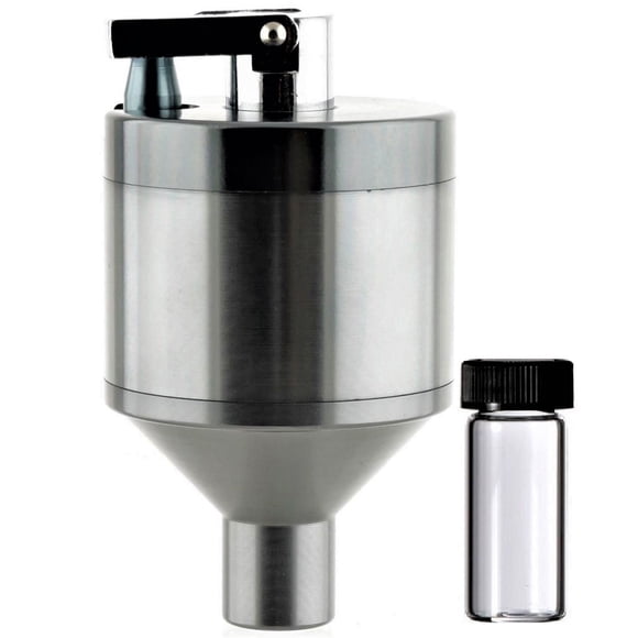 Powder Spice Grinder Hand Mill Funnel - Kitchen Spice Grinder【Superfine Grinding】Pepper Grinder Set, Silver 2.2 inch