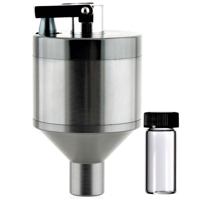 Powder Spice Grinder Hand Mill Funnel - Kitchen Spice Grinder【Superfine Grinding】Pepper Grinder Set, Silver 2.2 inch