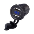 thumbnail image 2 of yingyy 4.2A Dual USB Charger Socket Power USB charger Outlet Digital Voltmeter LED Indicator Light Car Phone Charger, 2 of 9