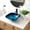 Blue Tempered Glass Bathroom, variant on LHSHID Artistic Feather Pattern Amber Tempered Glass Vessel Sink with Pop-up Drain,Bathroom Oval Basin Tempered Glass Vanity(no Faucet)