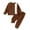 Brown, variant on Odeerbi Toddler Boys Girls Fall Winter Outfits Thermal Cable Knit Sweater with Jogger Pants Set Kids Long Sleeve Knitted Pullover Sweater Top Trousers Set Toddler Clothes Brown