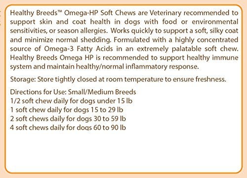 Healthy Breeds Pulik Omega HP Fatty Acid Skin and Coat Support Soft Chews