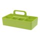 thumbnail image 1 of Caja de almacenamiento con múltiples compartimentos, cesta apilable, organizador para el hogar verde, 1 of 9