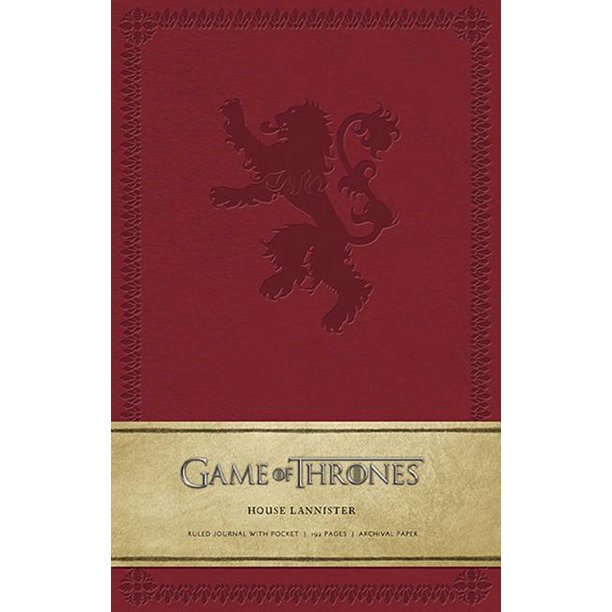 Game of Thrones Game of Thrones House Lannister Hardcover Ruled
