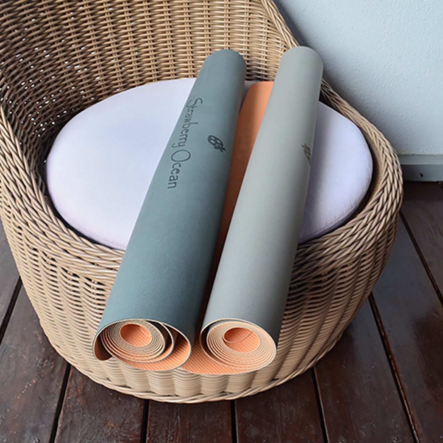 Yoga Mat, 2mm, Dark Gray, 72inx27in, Nonslip, Cushioning for Support and Stability，Easy to carry