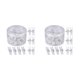 thumbnail image 1 of Inteprter 20 piezas de chinchetas transparentes, fotos de oficina, ilustraciones de papel, manualidades, tablero de cable, Clips de fijación, 2Conjunto, 1 of 6
