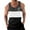 Black, variant on WAVSUF Summer Sports Tank Tops for Mens Quick Dry Vest Muscle Gym Undershirts Tank Printed Round Neck Tops Sleeveles Pullover Dark Gray Size S