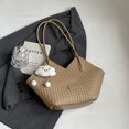 thumbnail image 2 of Bolso Hombro Con Forma Corazón para Mujer Diario Vintage Cuero PU (caqui), 2 of 6