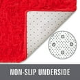 thumbnail image 3 of SUSUZI 5' x 7' Shaggy Area Rug, 2" Thick Ultra Plush Fluffy Carpet with Non-Slip PVC Backing, Red Modern Soft Rug for Bedroom Living Room Kids Room, 3 of 6