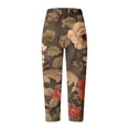 thumbnail image 4 of LOVZFMLL Pantalon Capri pour Femmes, Capris d'Été pour Dames Confortables, Amples, à Jambe Grand, à Imprimé Mode Multicolores, 4TG, 4 of 5