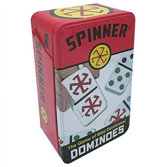 Juego de dominó Front Porch Classics Spinner con puntos d
