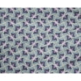 thumbnail image 4 of oneOone Tissu Polyester Lycra Palmette Imprimé Flamme au Mètre 56 Pouces de Large, 4 of 4