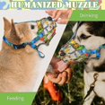 thumbnail image 4 of Dog Muzzle, Silicone Basket Muzzle For Small Medium Large Dogs, Soft Cage Muzzle Prevent Biting Chewing, Allow Drinking Panting,_Special Gift, 4 of 5