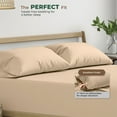 thumbnail image 5 of THREAD SPREAD Queen Pillow Cases Set of 2 - 100% Organic Cotton Pillowcases Queen Size - Crisp, Cooling Percale Weave Pillowcase (Taupe), 5 of 7