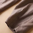 thumbnail image 7 of Tuphregyow Culottes for Women Wide Leg Gaucho Pants Capris for Women High Waist Palazzo for The Beach Or The Whole Summer Cotton Linen Plus Size Pants Coffee M, 7 of 7