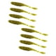 thumbnail image 2 of 8 señuelos de pesca suaves Wiggle Worm para lubina, salmón y trucha. Verde, 2 of 9