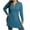 Blue Shirt fot Women, variant on Women's Split V-Neck Long Sleeve Rib Knit Tunic Tops Comfortable Basic Layering Casual Daily Wear Blouse Gray S